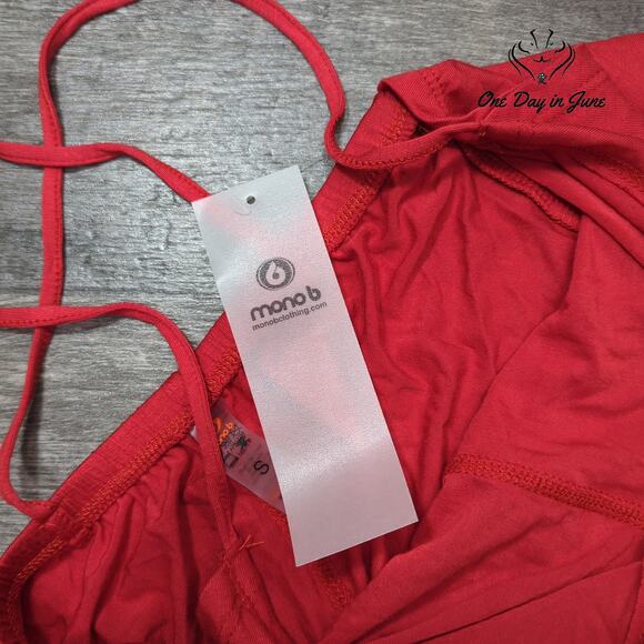 Mono B Spaghetti Strap Jumpsuit Size S - Picture 4 of 6